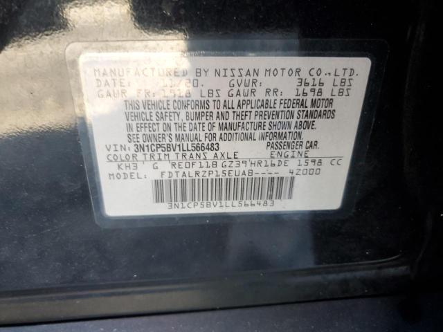 VIN 3N1CP5BV1LL566483 2020 NISSAN KICKS no.12