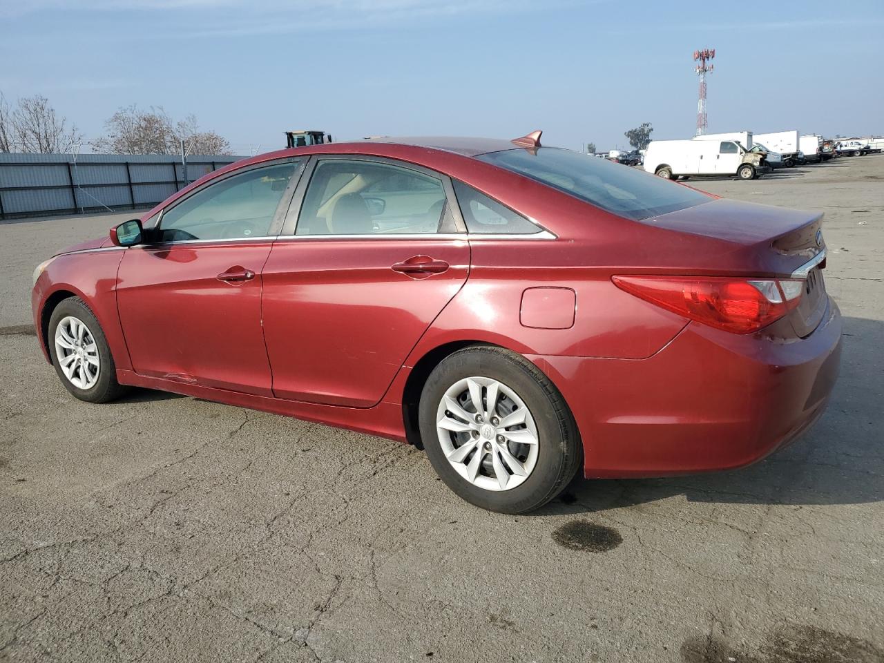 Lot #3030612096 2011 HYUNDAI SONATA GLS