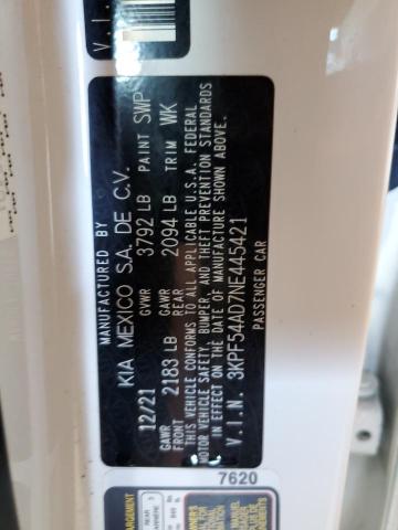 2022 KIA FORTE GT L - 3KPF54AD7NE445421