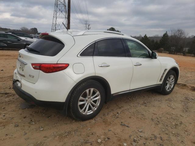 INFINITI FX37 2013 white  gas JN8CS1MW2DM173825 photo #4