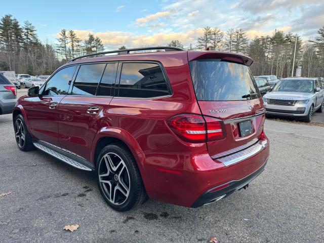 MERCEDES-BENZ GLS 550 4M 2017 red 4dr spor gas 4JGDF7DE2HA905744 photo #4