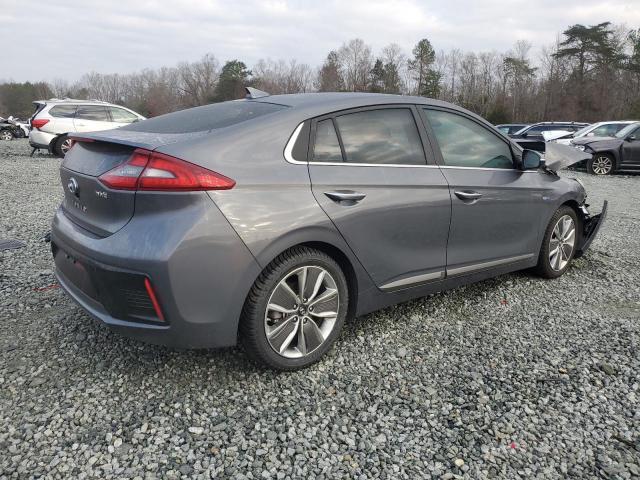 HYUNDAI IONIQ LIMI 2019 gray  hybrid engine KMHC85LCXKU138175 photo #4