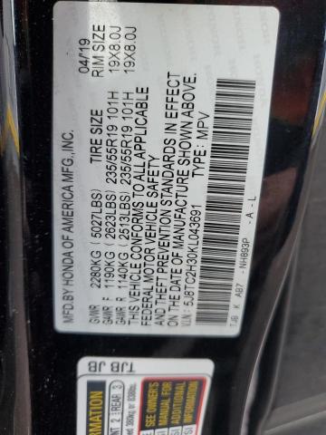 2019 ACURA RDX - 5J8TC2H30KL043691