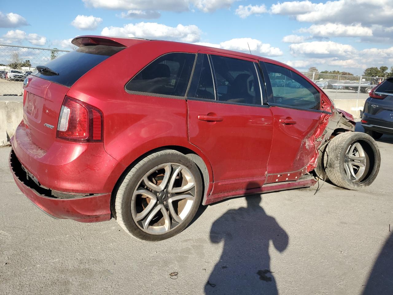 Lot #3038015195 2011 FORD EDGE SPORT