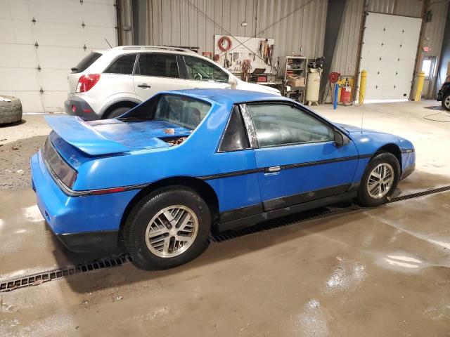 PONTIAC FIERO SE 1987 blue  gas 1G2PF11R6HP237261 photo #4