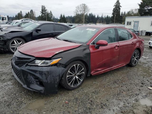 TOYOTA CAMRY L 2018 red  gas 4T1B11HK8JU538064 photo #1