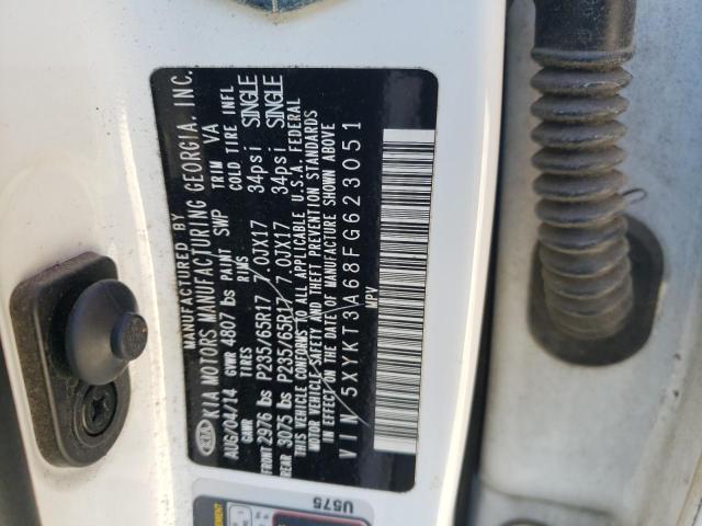 2015 KIA SORENTO LX - 5XYKT3A68FG623051