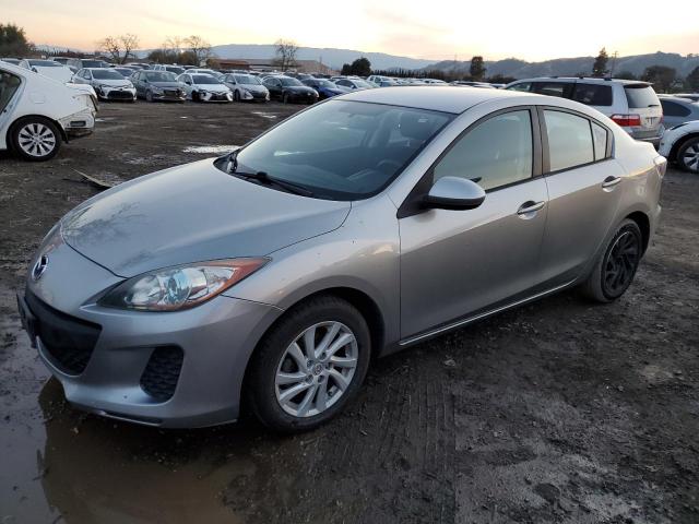 MAZDA 3 I 2012 silver  gas JM1BL1V86C1617311 photo #1