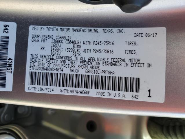 2017 TOYOTA TACOMA DOU - 5TFDZ5BN4HX024074