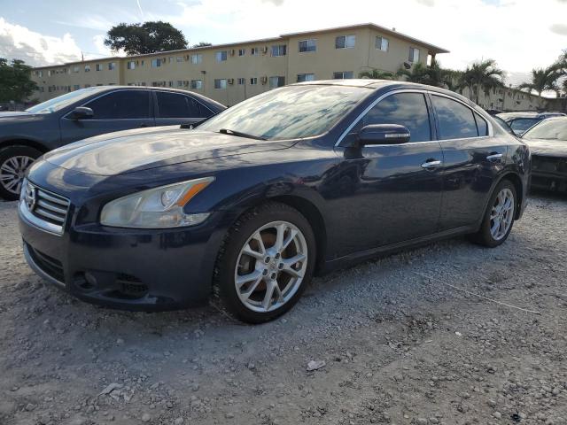 NISSAN MAXIMA S 2014 blue sedan 4d gas 1N4AA5AP9EC464863 photo #1