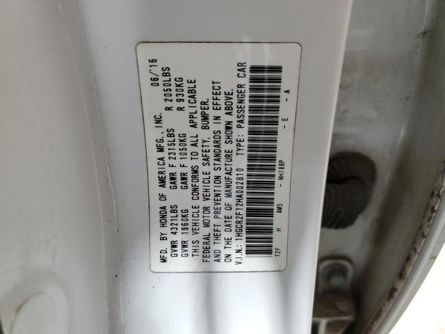 2017 HONDA ACCORD SPO - 1HGCR2F12HA002810