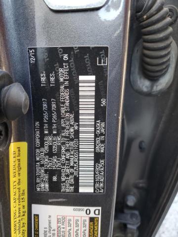 2016 TOYOTA 4RUNNER SR - JTEZU5JR0G5119231