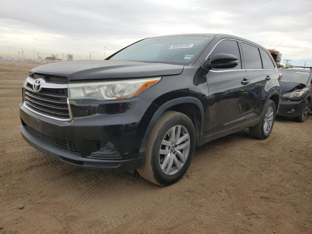 5TDZARFH5GS017521 Toyota Highlander Le 2016