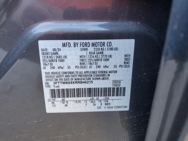 2024 FORD MAVERICK L 3FTTW8S9XRRB46215