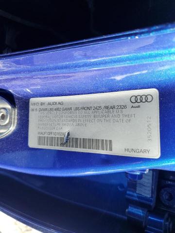 2016 AUDI S3 PRESTIG - WAUF1GFF1G1029018