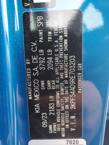 2024 KIA FORTE GT L - 3KPF54AD9RE703203