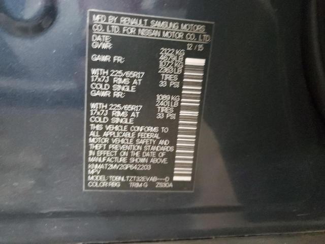 2016 NISSAN ROGUE S - KNMAT2MV2GP642203