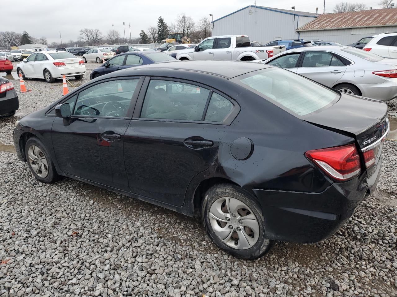 Lot #3029574151 2014 HONDA CIVIC LX