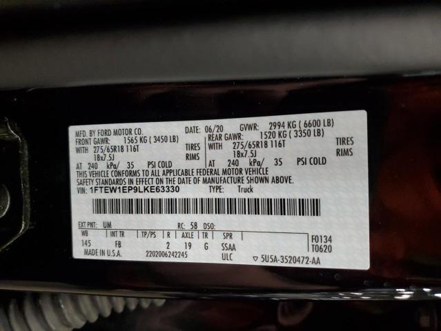 2020 FORD F150 SUPER - 1FTEW1EP9LKE63330