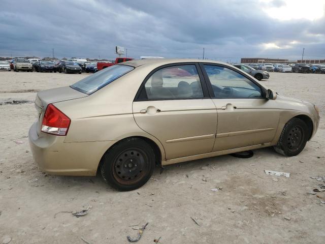 KIA SPECTRA EX 2009 gold  gas KNAFE221195667637 photo #4