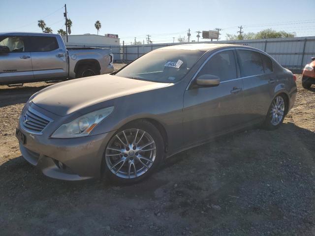 INFINITI G37 BASE 2011 gray sedan 4d gas JN1CV6AP9BM507393 photo #1