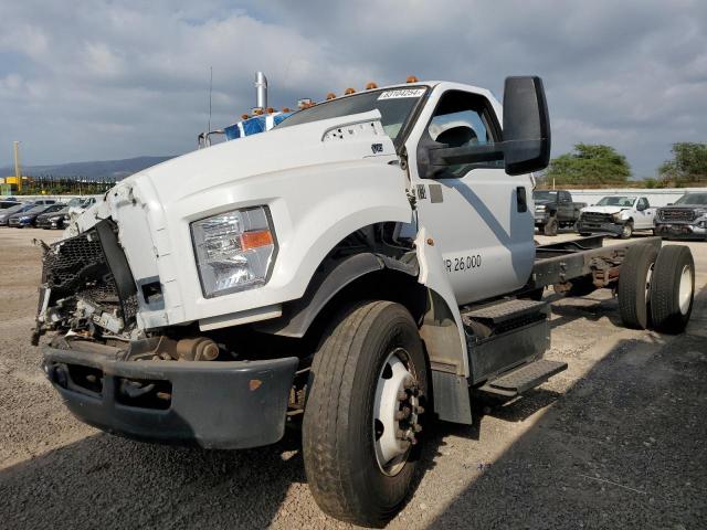 FORD F650 SUPER 2019 white  gas 1FDNF6AY4KDF00956 photo #3