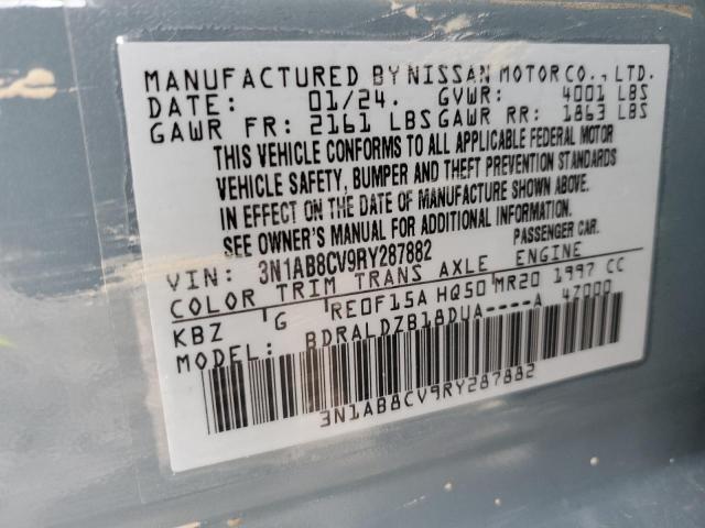 2024 NISSAN SENTRA SV - 3N1AB8CV9RY287882