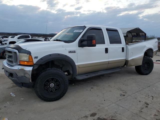 FORD F250 SUPER 2001 white  gas 1FTNW21S81EB16308 photo #1