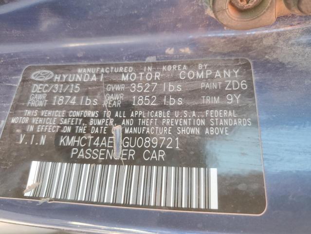 2016 HYUNDAI ACCENT SE - KMHCT4AE0GU089721