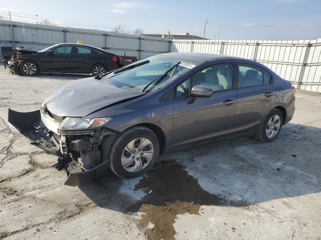 Lot #3024925374 2015 HONDA CIVIC LX