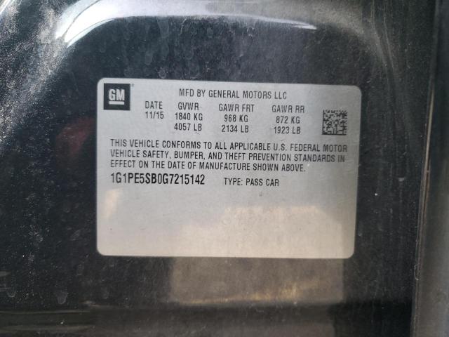 2016 CHEVROLET CRUZE LIMI - 1G1PE5SB0G7215142