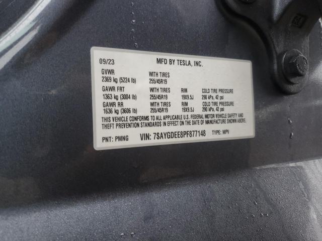 2023 TESLA MODEL Y - 7SAYGDEE8PF877148