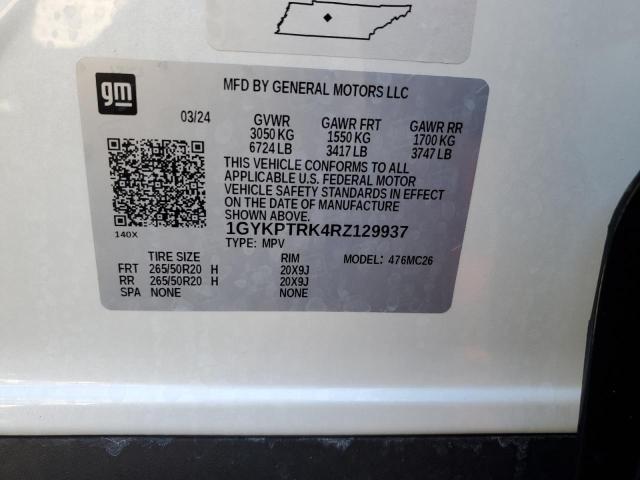 2024 CADILLAC LYRIQ SPOR 1GYKPTRK4RZ129937