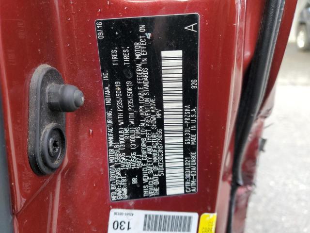2017 TOYOTA SIENNA SE 5TDXZ3DC3HS779056