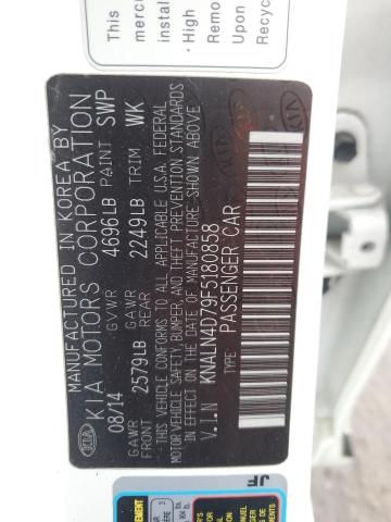 2015 KIA CADENZA PR - KNALN4D79F5180858