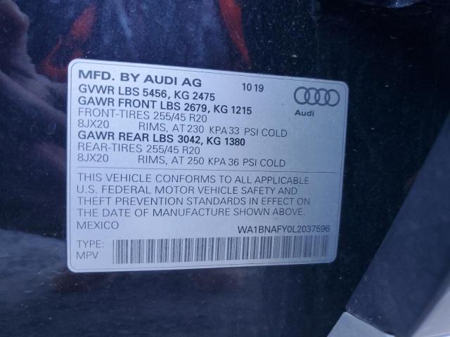 VIN WA1BNAFY0L2037596 2020 AUDI Q5 no.14