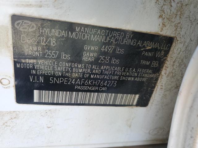 2019 HYUNDAI SONATA SE - 5NPE24AF6KH764273