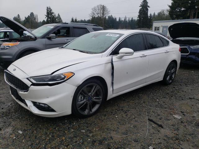 FORD FUSION SPO 2018 white  gas 3FA6P0VPXJR168134 photo #1