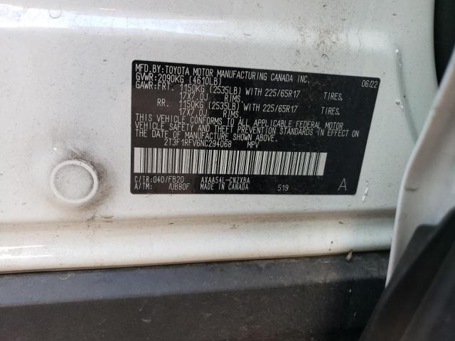 2022 TOYOTA RAV4 LE - 2T3F1RFV6NC294068