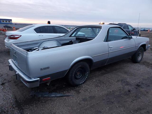 CHEVROLET EL CAMINO 1987 silver  gas 3GCCW80H1HS905822 photo #4