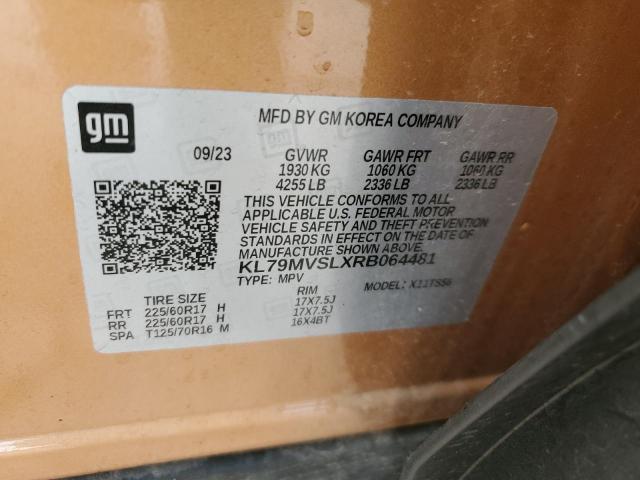 2024 CHEVROLET TRAILBLAZE - KL79MVSLXRB064481