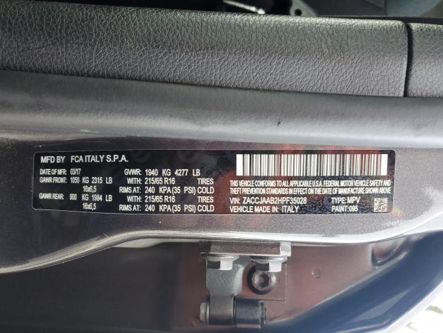 2017 JEEP RENEGADE S - ZACCJAAB2HPF35028