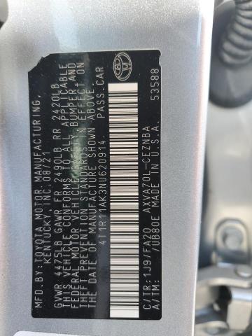 2022 TOYOTA CAMRY LE - 4T1R11AK3NU620914