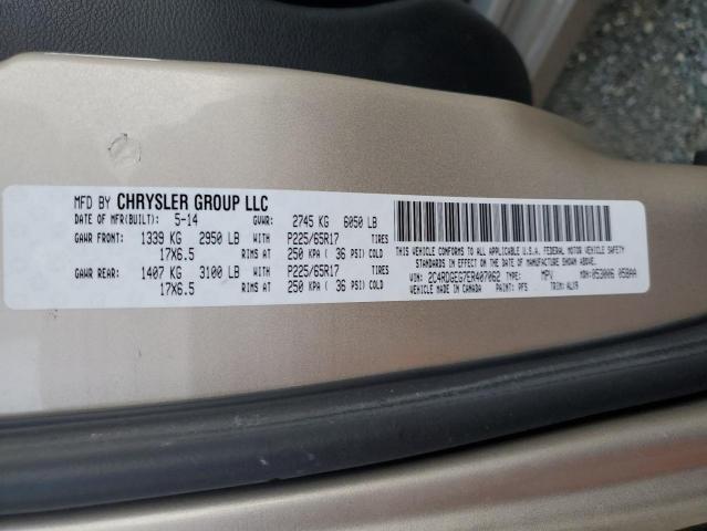 VIN 2C4RDGEG7ER407062 2014 DODGE CARAVAN no.13