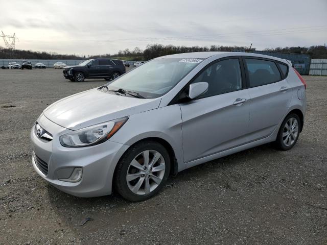 HYUNDAI ACCENT GLS 2013 silver  gas KMHCU5AE2DU079481 photo #1