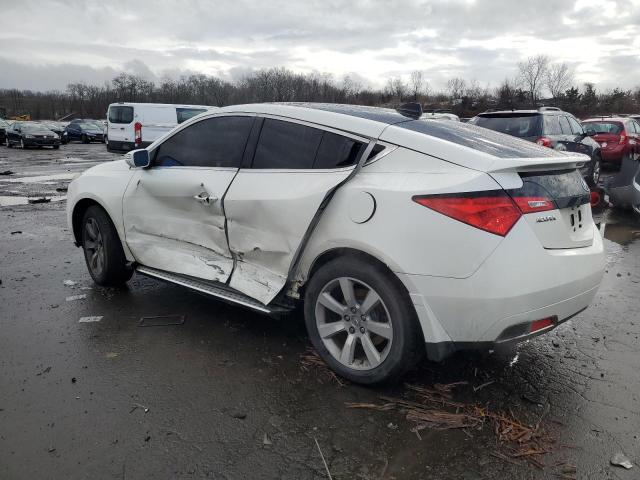 ACURA ZDX ADVANC 2010 white  gas 2HNYB1H6XAH500735 photo #3