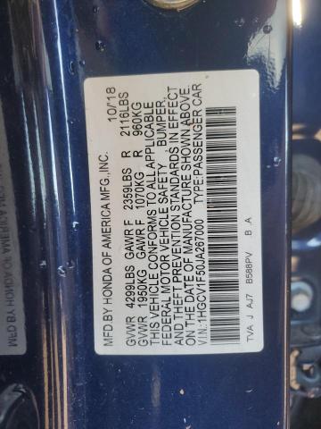 2018 HONDA ACCORD EXL - 1HGCV1F50JA267000