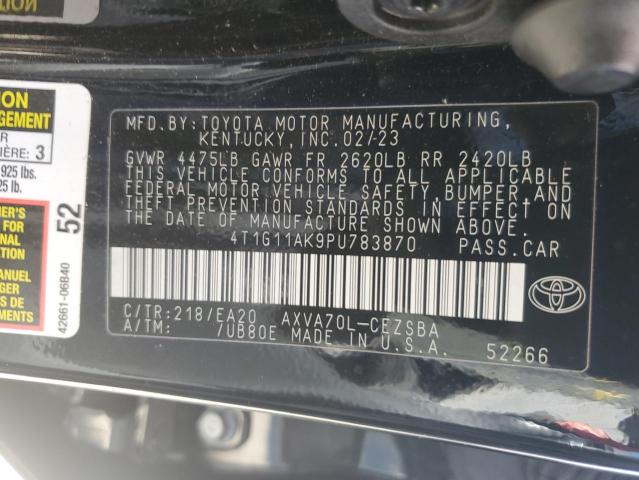2023 TOYOTA CAMRY SE N - 4T1G11AK9PU783870