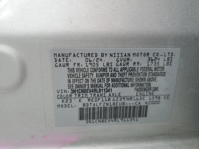 VIN 3N1CN8EV4RL911341 2024 NISSAN VERSA no.12