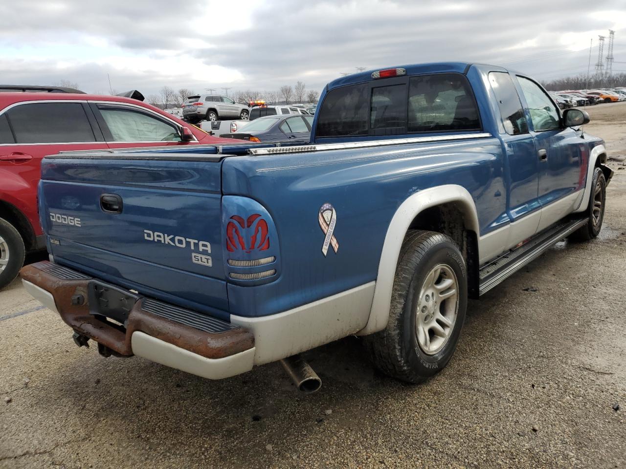 Lot #3030660119 2004 DODGE DAKOTA SLT